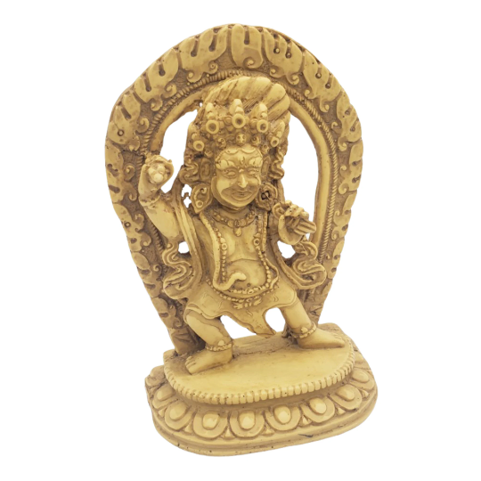 Mahakala Resin Statue, Diety of Protection, Vajrabhairava Tibetan Statue, Protector of Women, Heruka, Mahakala Altar Statue, Bhairav idol