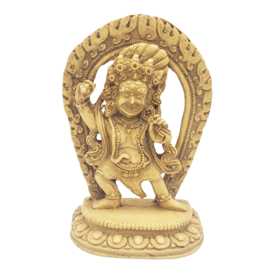 Mahakala Resin Statue, Diety of Protection, Vajrabhairava Tibetan Statue, Protector of Women, Heruka, Mahakala Altar Statue, Bhairav idol