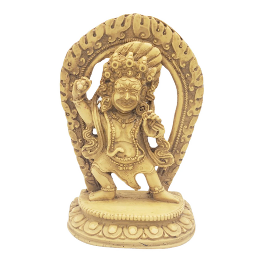 Mahakala Resin Statue, Diety of Protection, Vajrabhairava Tibetan Statue, Protector of Women, Heruka, Mahakala Altar Statue, Bhairav idol