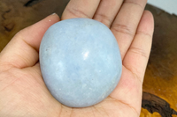 Chalcedony Palm Stone, Polished Chalcedony Crystal, Purple Chalcedony, Nurturing Crystals, Stone for Endurance, Stone for Sagittarius,Cancer