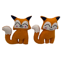 Felt Plush Doll, Handmade Squirrel Dolls,  Stuffed Animal Toy, Gift for Kids, Felt Animal Toys, Animal Art Doll, Baby Toys, Non Itchy Toys