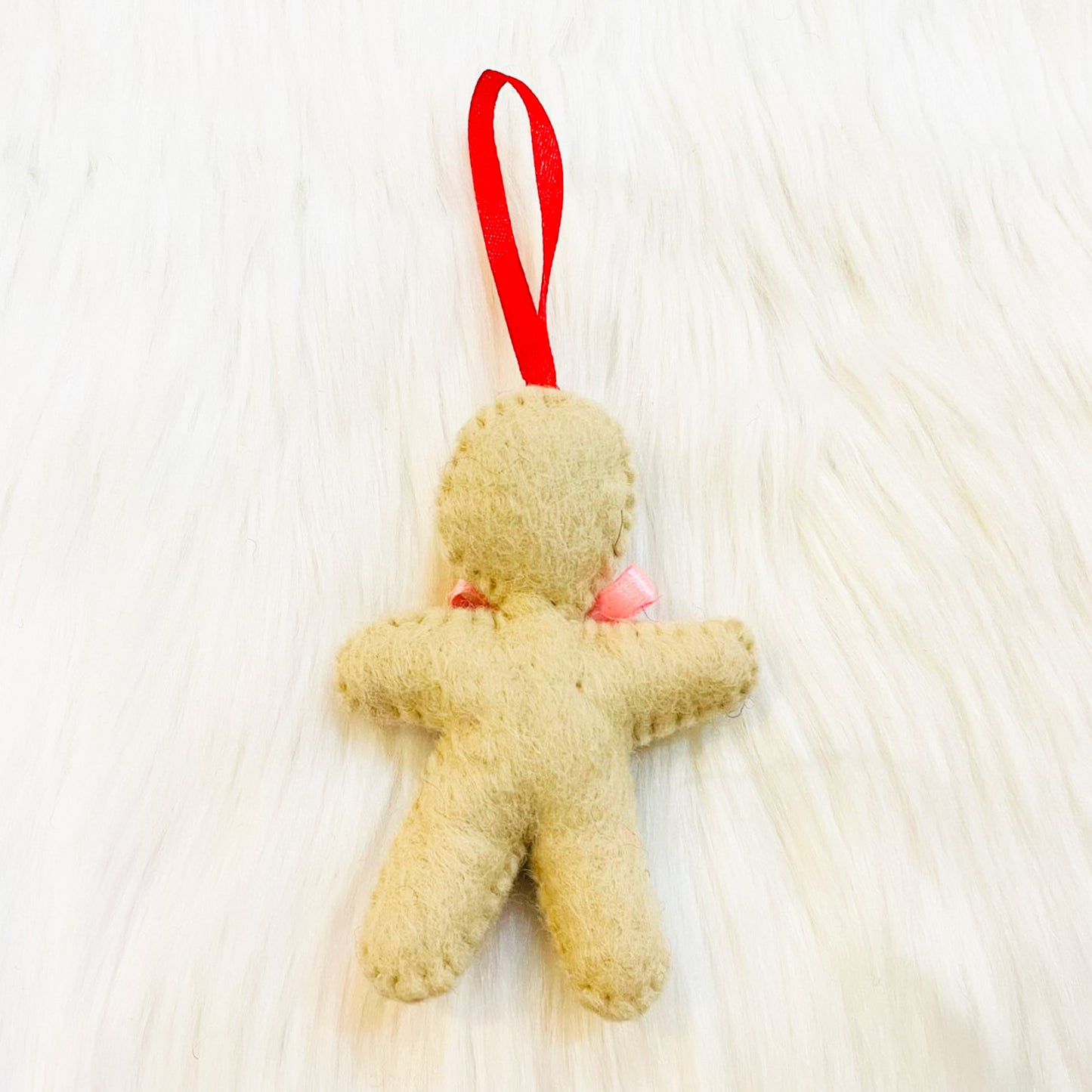 Felted Ginger Bread Ornaments