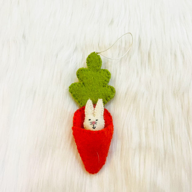 Bunny Felt Ornament, Easter Bunny Ornament