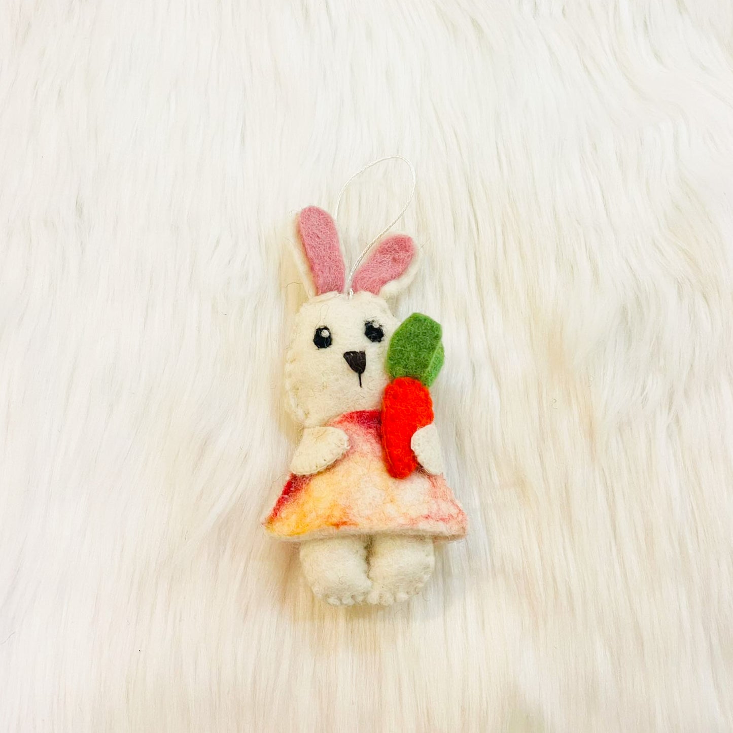 Bunny Felt Ornament, Easter Bunny Ornament